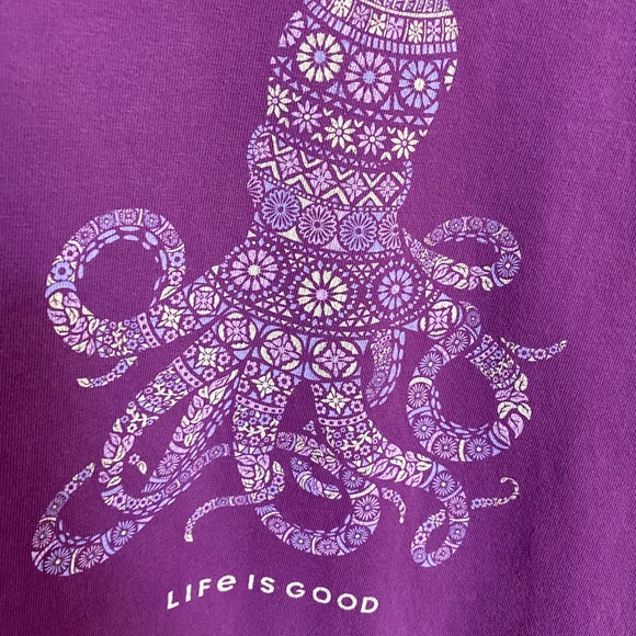 Life is Good VNeck Tee. XXL - Picture 3 of 5